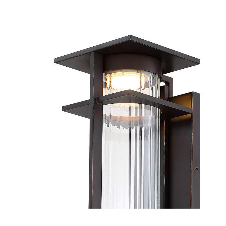 Image 3 Kittner 26" High Oil-Rubbed Bronze Outdoor Wall Light more views