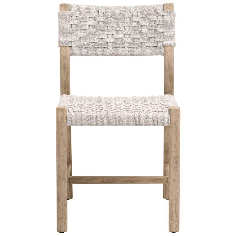 Image 1 Kitts Outdoor Dining Chair, White Speckle Twist Rope, Set of 2