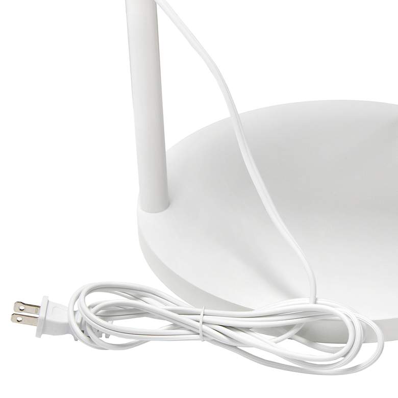 Image 7 Kiva 62 1/2" White 3-Shelf Etagere Floor Lamp with USB Ports Outlet more views