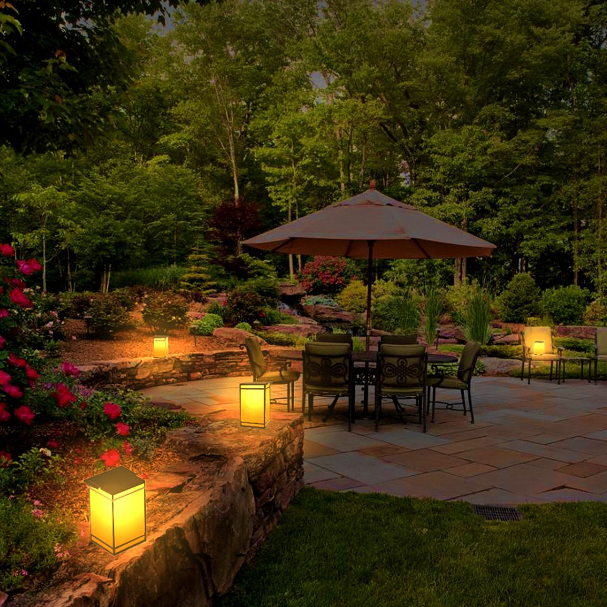 portable led garden lights