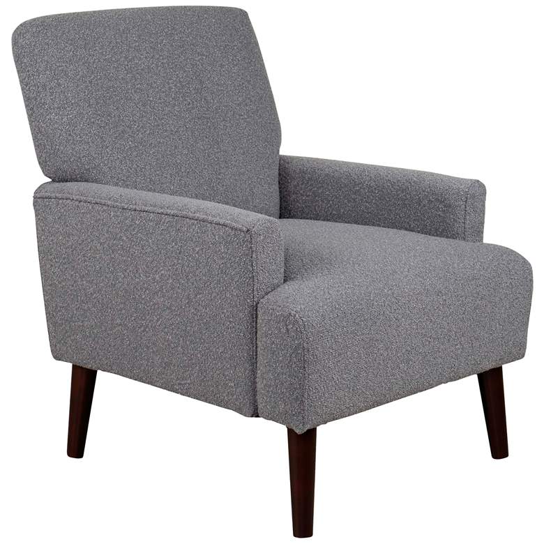 Image 1 Kiwi Boucle Gray Fabric Accent Chair