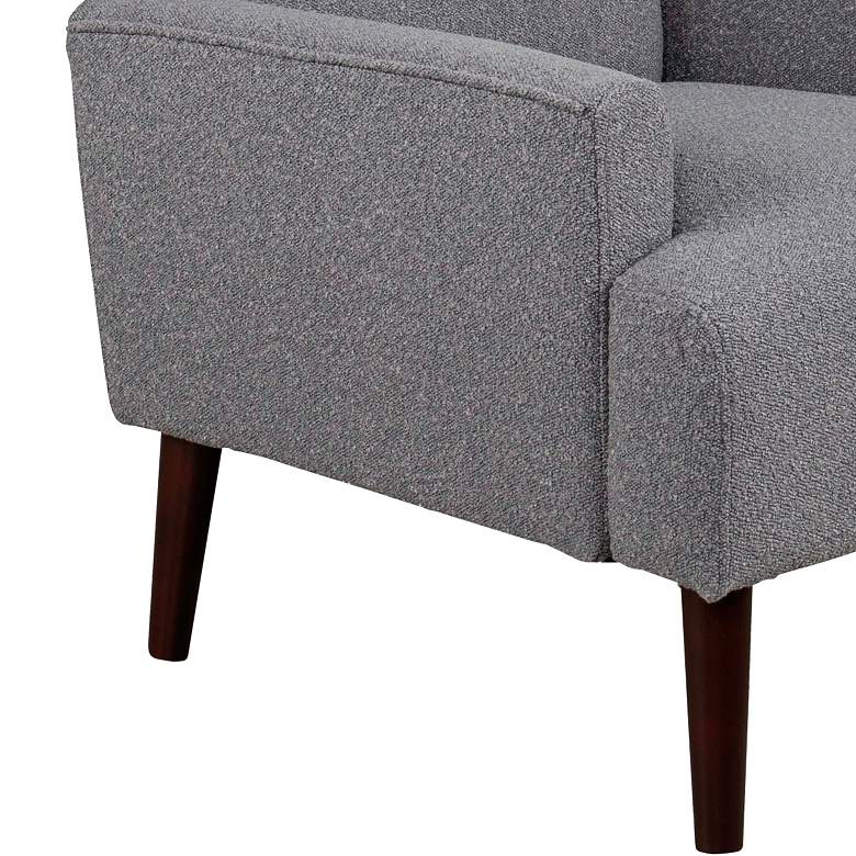 Image 3 Kiwi Boucle Gray Fabric Accent Chair more views