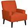 Kiwi Boucle Orange Fabric Accent Chair