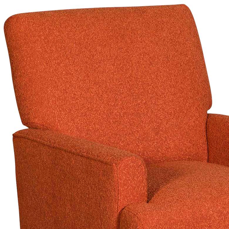 Image 2 Kiwi Boucle Orange Fabric Accent Chair more views