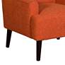 3_Kiwi Boucle Orange Fabric Accent Chair more views