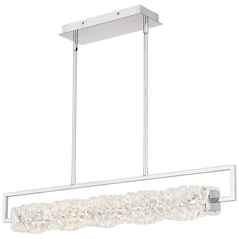 Image 1 Klass Integrated LED Polished Chrome Island Light