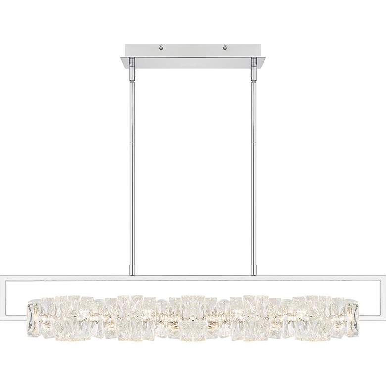 Image 3 Klass Integrated LED Polished Chrome Island Light more views