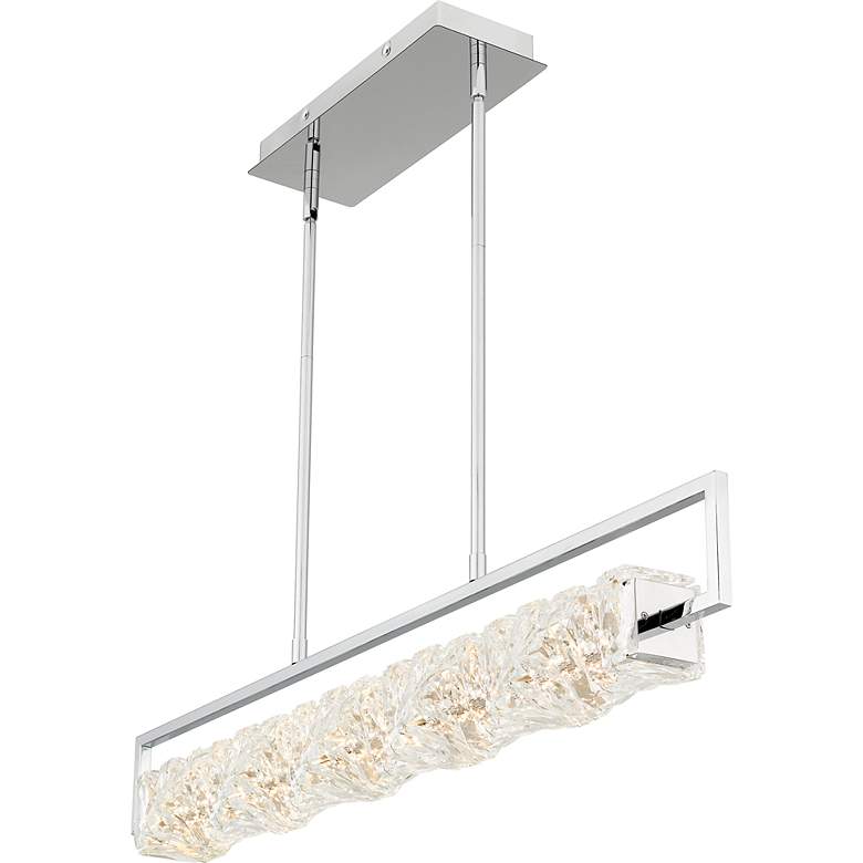Image 4 Klass Integrated LED Polished Chrome Island Light more views