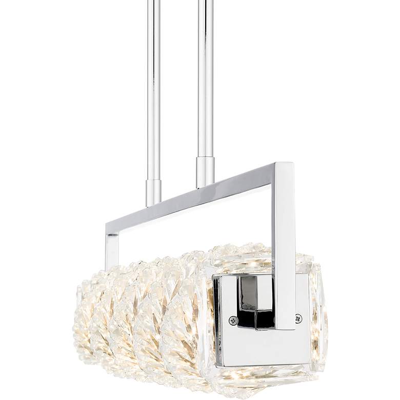 Image 5 Klass Integrated LED Polished Chrome Island Light more views