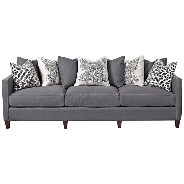 Image 1 Klaussner Jordan Classic Gray Sofa