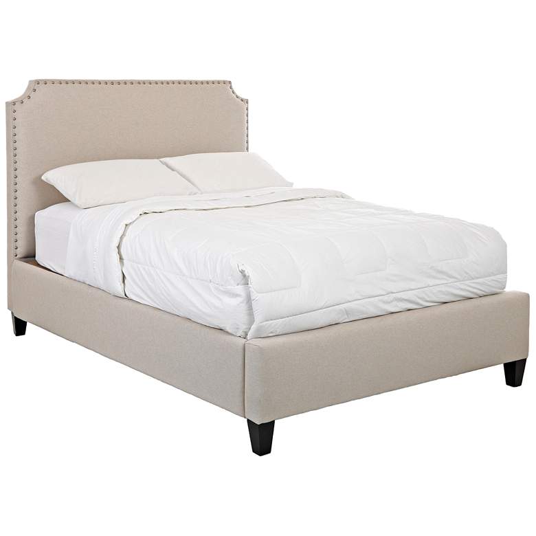 Image 1 Klaussner Miranda Durham Beige Queen Bed