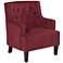 Klaussner Rebecca Belsire Berry Upholstered Accent Chair