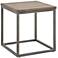 Klaussner Southport 22" Square Driftwood Gray End Table
