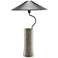 Klay Polished Concrete with Abalone Shells Table Lamp