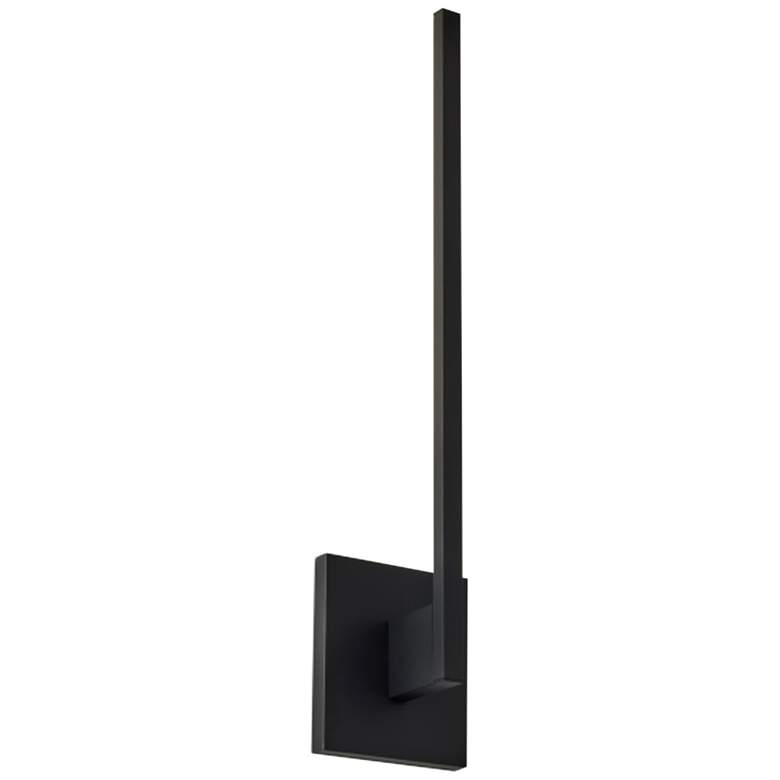 Image 1 Klee 19 1/2" High Nightshade Black LED Wall Sconce