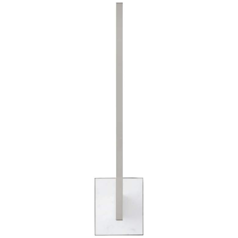 Image 3 Klee 19 1/2 inch High Polished Nickel LED Wall Sconce more views