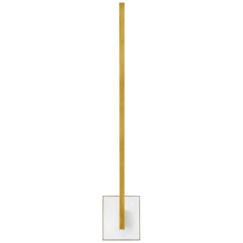 Image 4 Klee 26 1/2" High Natural Brass LED Wall Sconce more views