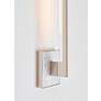 Klee 26 1/2" High Polished Nickel LED Wall Sconce