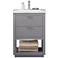 Klein 24" Wide 2-Drawer Porcelain Gray Single Sink Vanity