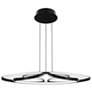 2_Klover 3.88"H x 32"W 1-Light Pendant in Black more views