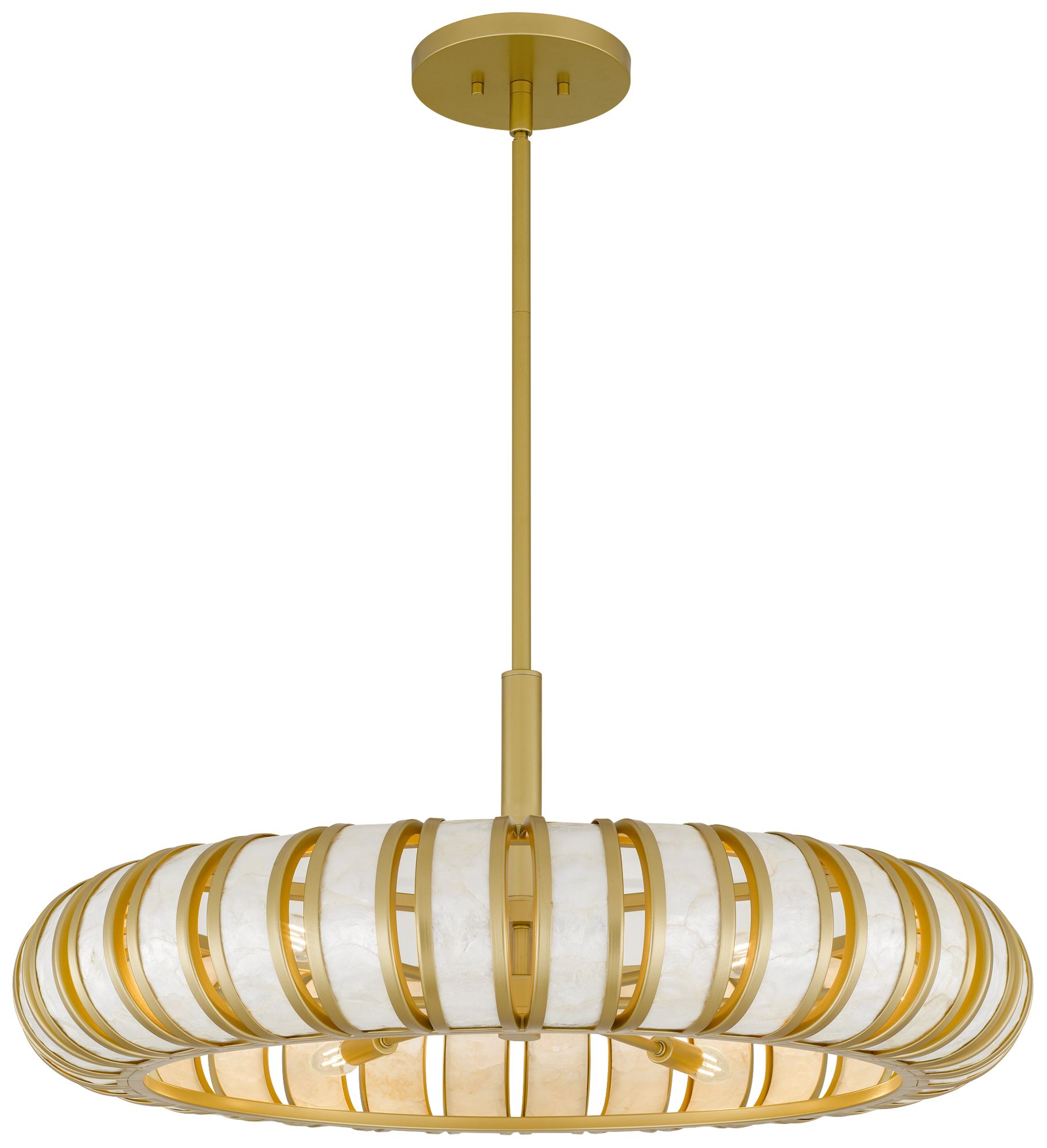 Knight 6-Light Soft Gold Pendant Light
