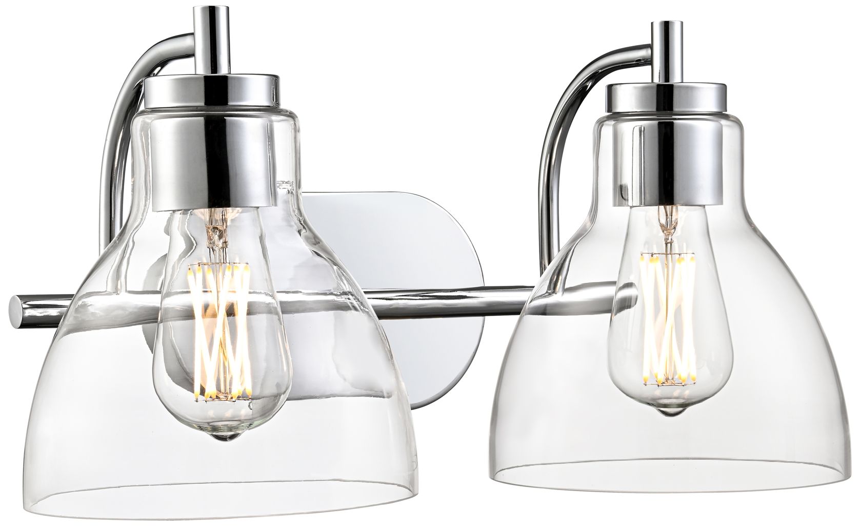 Image 4 Knightsdale 17.5" Wide 2-Light Vanity in Chrome more views