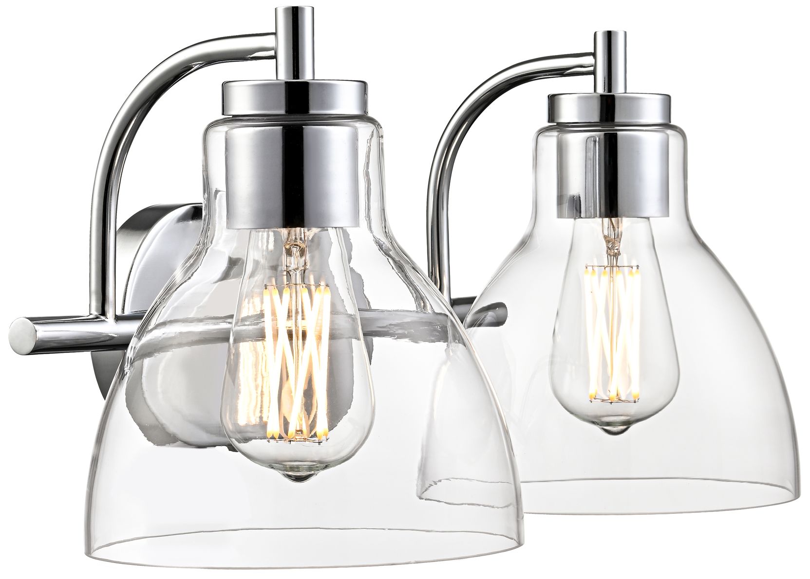 Image 6 Knightsdale 17.5" Wide 2-Light Vanity in Chrome more views