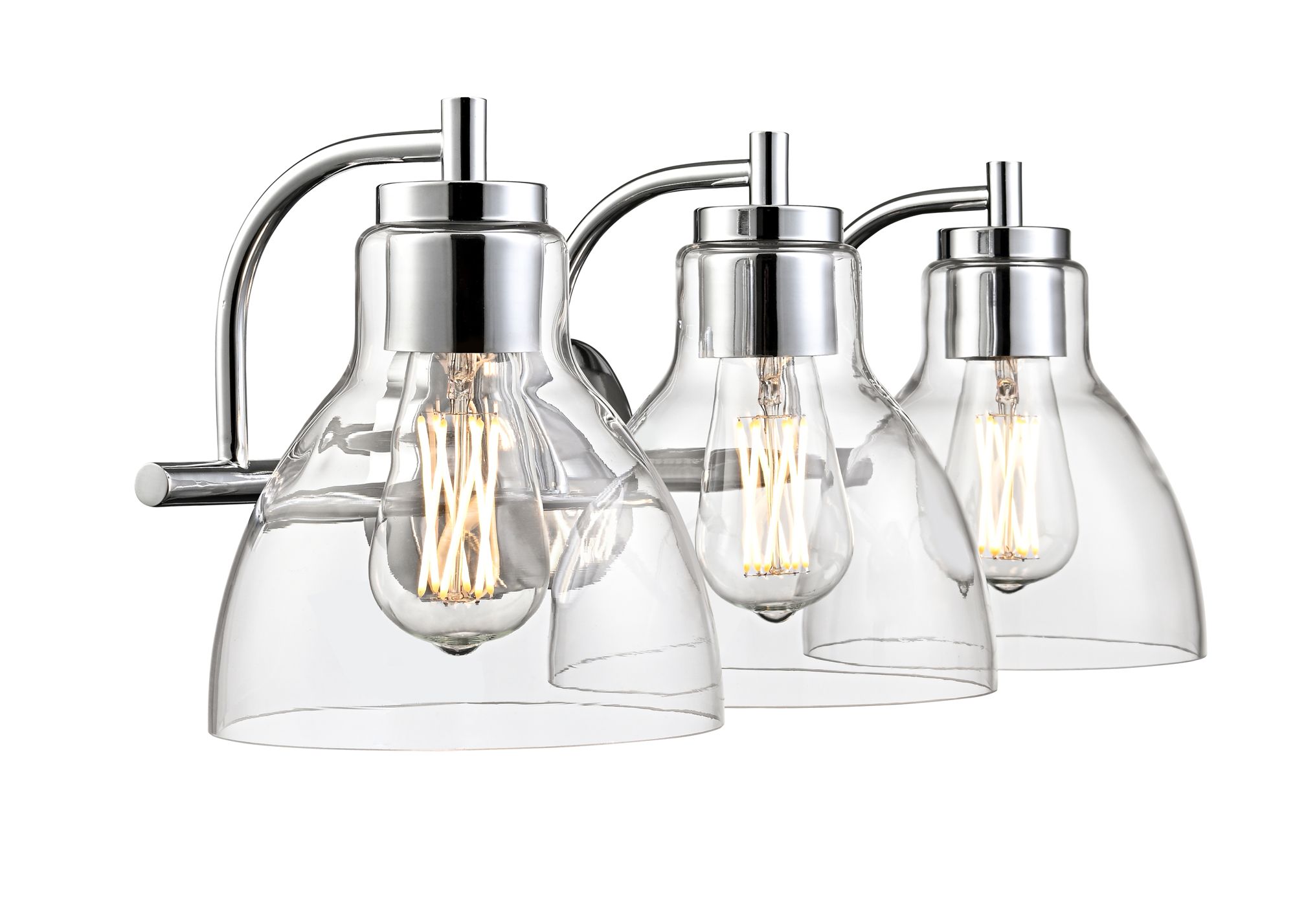 Image 2 Knightsdale 25.25" Wide 3-Light Vanity in Chrome more views