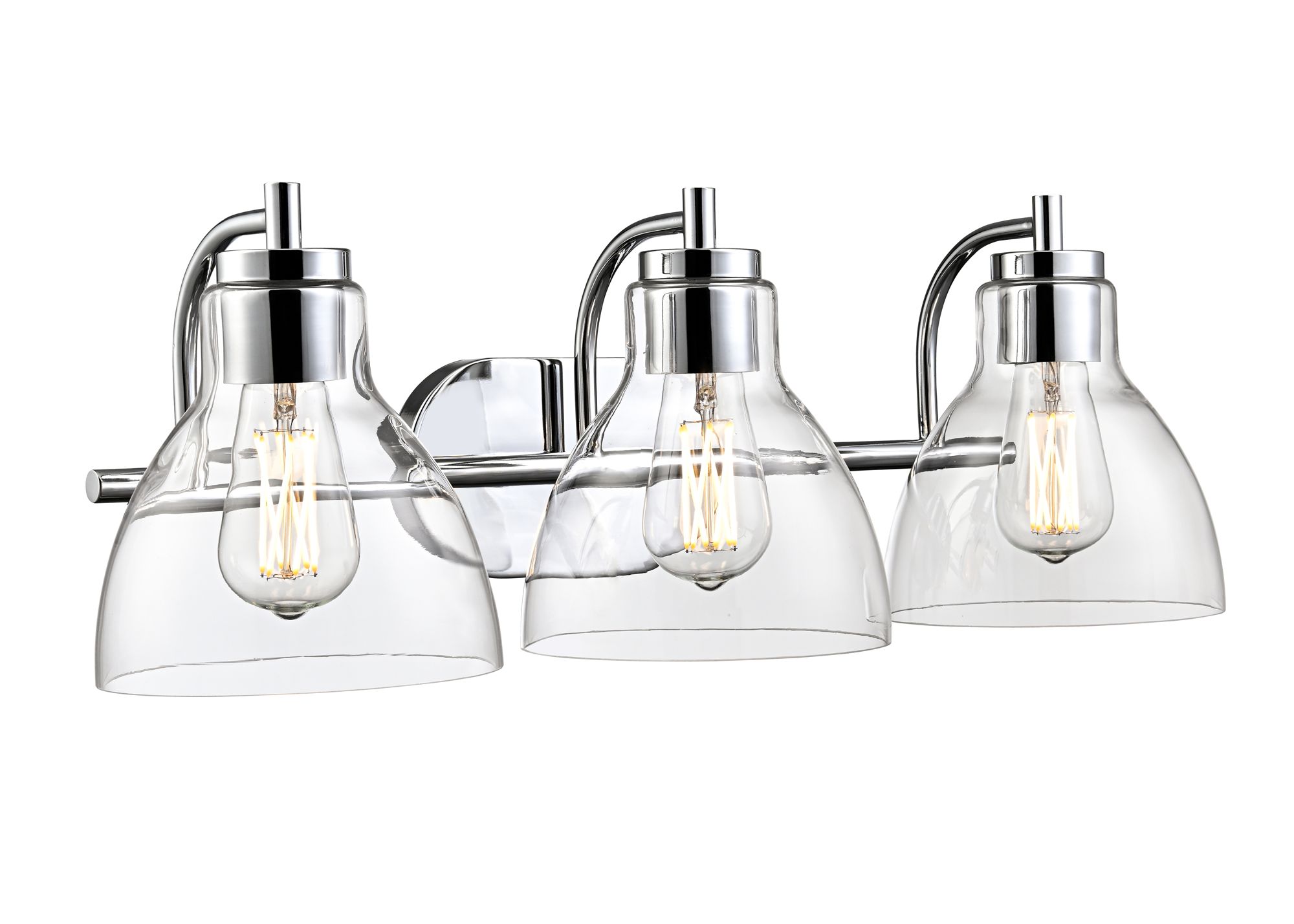 Image 3 Knightsdale 25.25" Wide 3-Light Vanity in Chrome more views