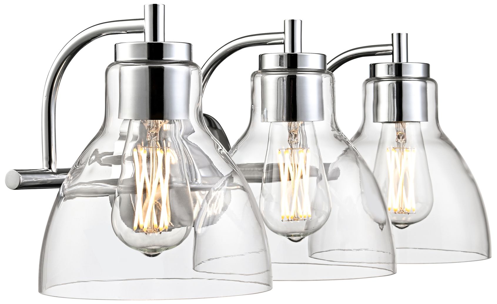 Image 3 Knightsdale 25.25" Wide 3-Light Vanity in Chrome more views