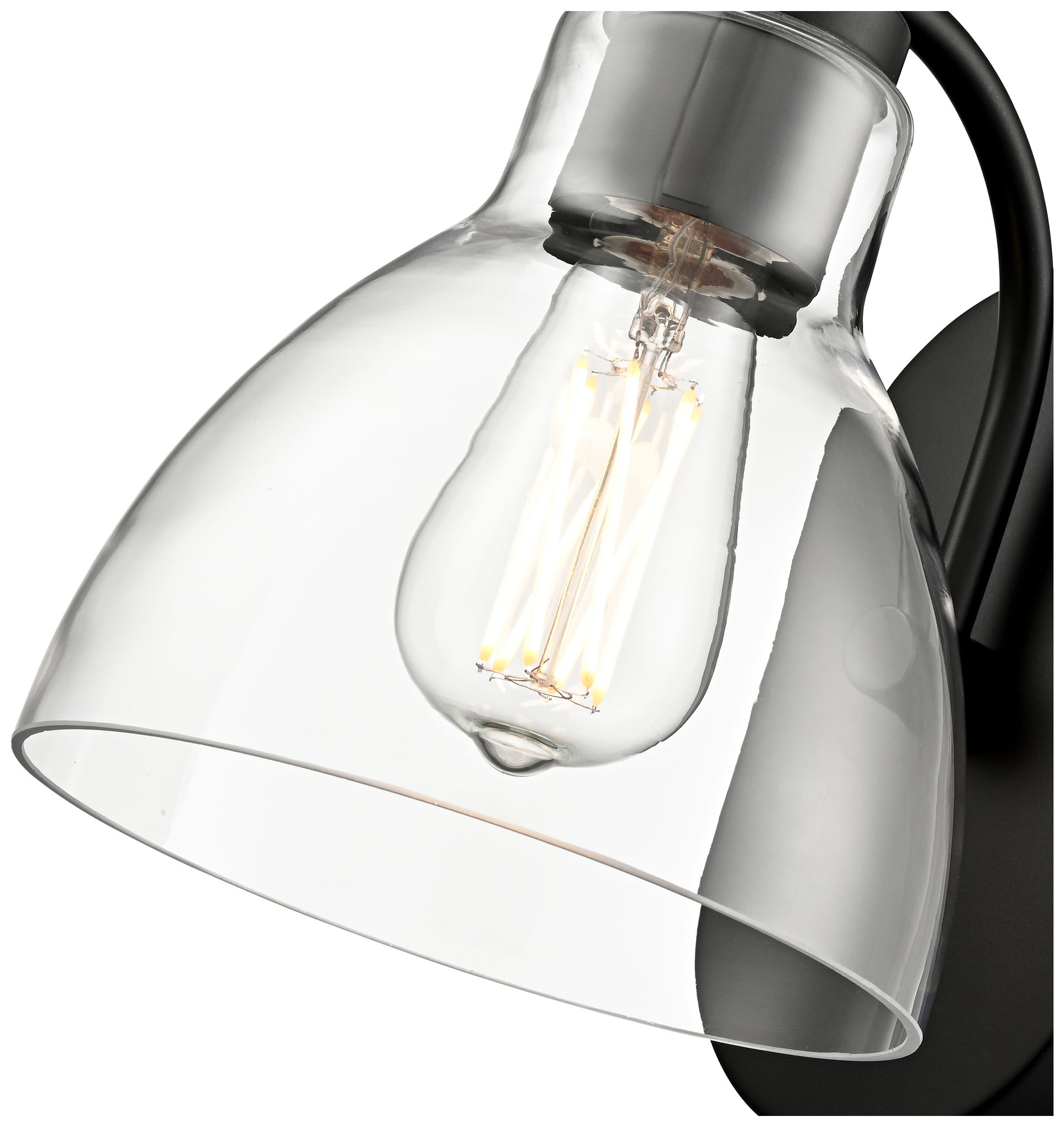 Image 5 Knightsdale 9.25" High 1-Light Wall Sconce in Matte Black more views