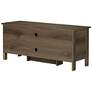 6_Knisler 47 1/2" Wide Distressed Walnut Wood 2-Door TV Stand more views