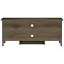 7_Knisler 47 1/2" Wide Distressed Walnut Wood 2-Door TV Stand more views