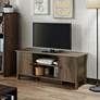 Knisler 47 1/2" Wide Distressed Walnut Wood 2-Door TV Stand