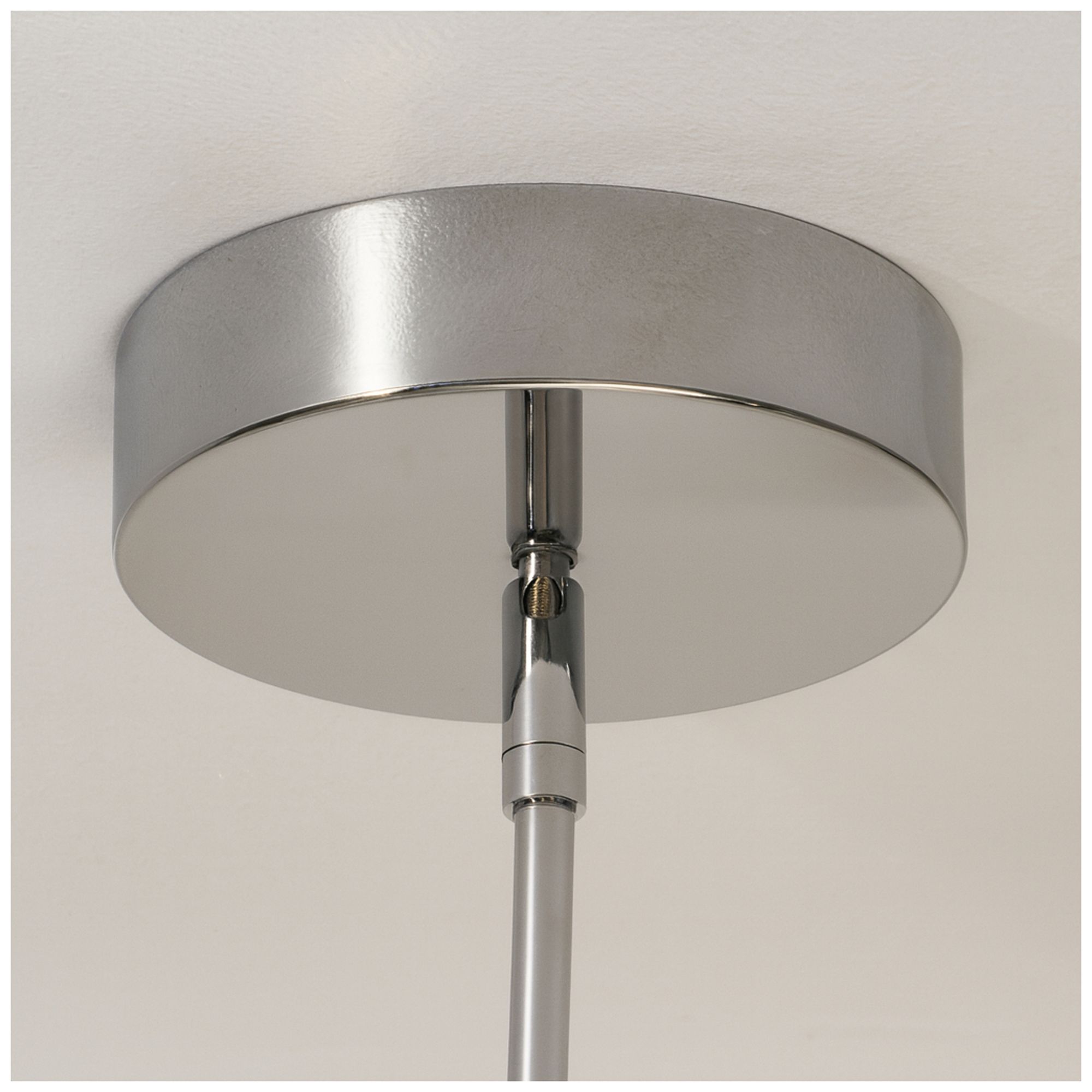 Image 6 Knoll 24" Wide 3-Light Polished Chrome LED Pendant more views