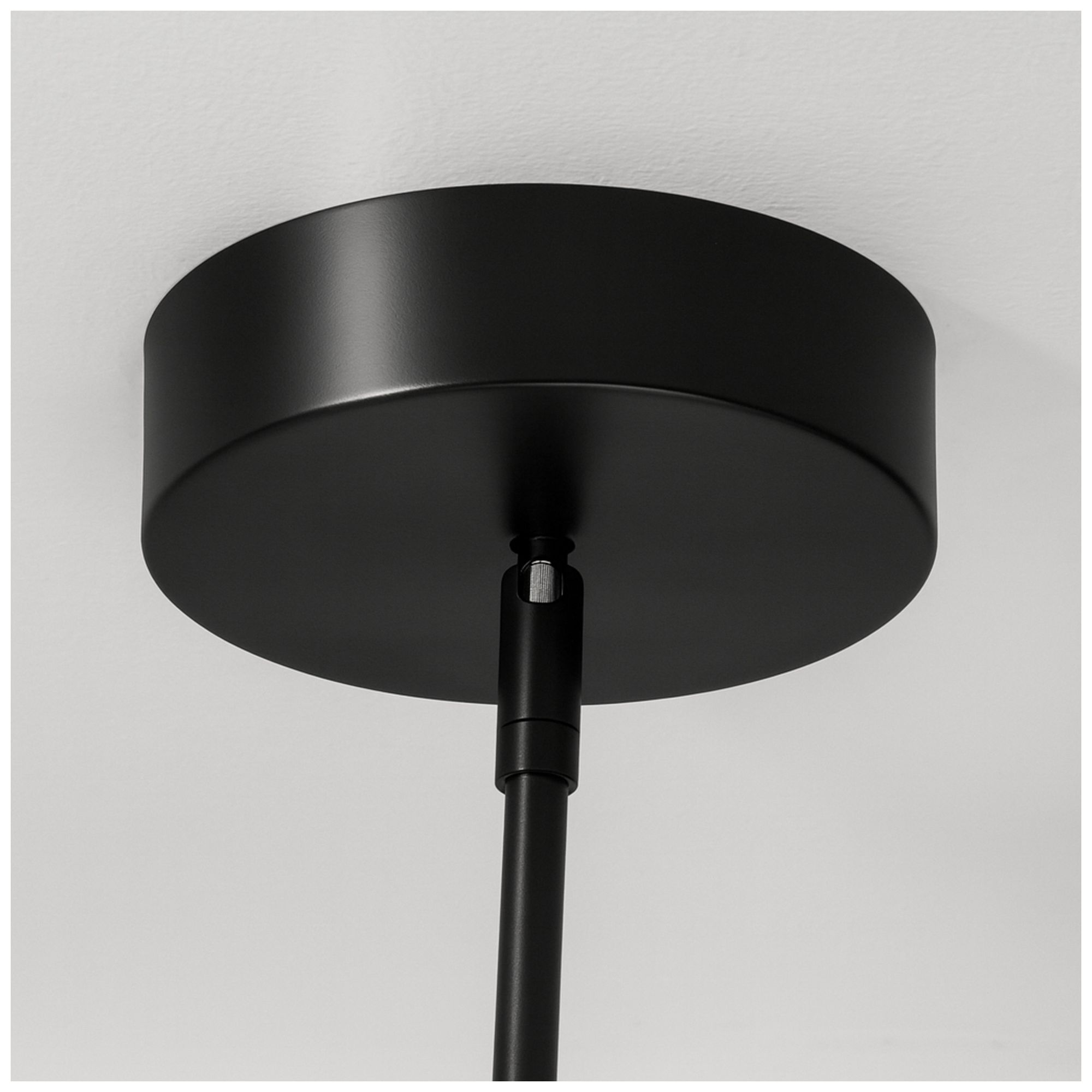 Image 5 Knoll 36" Wide 3-Light Black LED Pendant more views