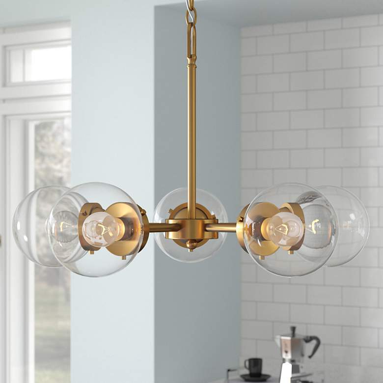 Image 1 Knoll 5 Light Chandelier
