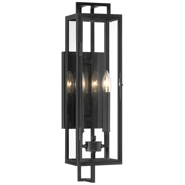 Image 1 Knoll Road 23 inch High Coal 2-Light Outdoor Wall Light