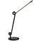 Knot Black Adjustable LED Desk Lamp with USB and USB-C Ports