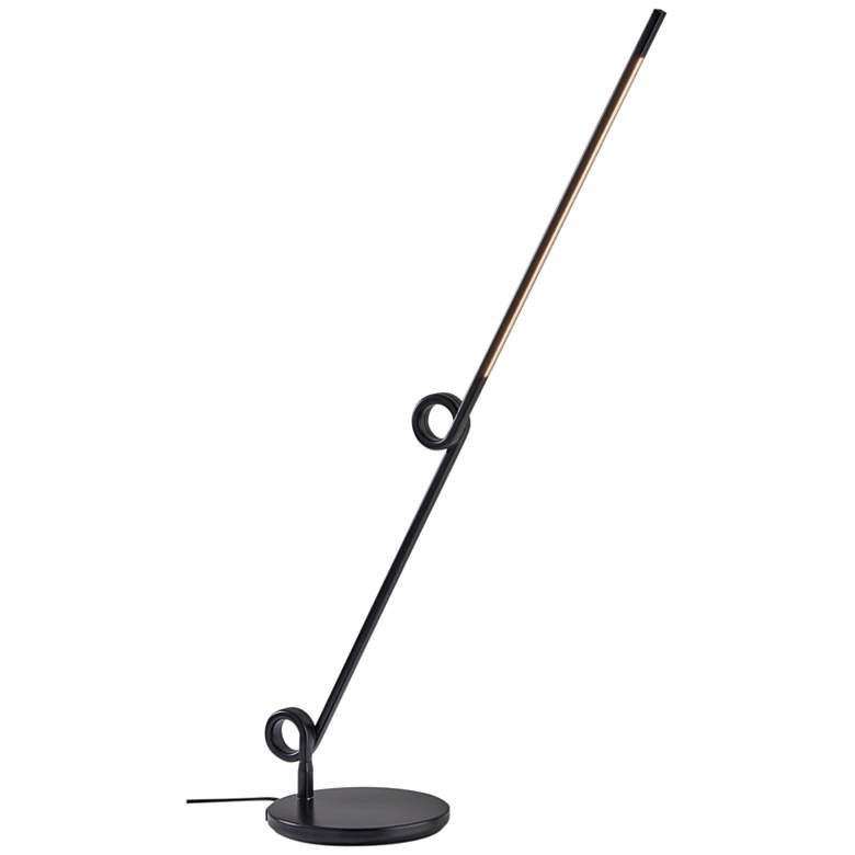 Image 7 Knot Black Adjustable LED Desk Lamp with USB and USB-C Ports more views