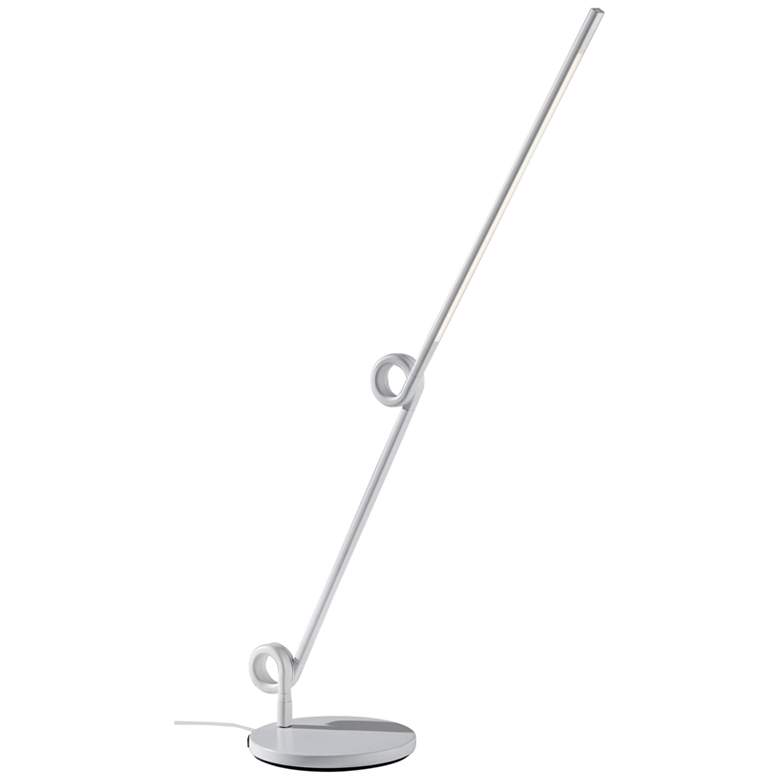Image 6 Knot White Adjustable LED Desk Lamp with USB and USB-C Ports more views