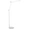 Knot White Metal Adjustable LED Floor Lamp