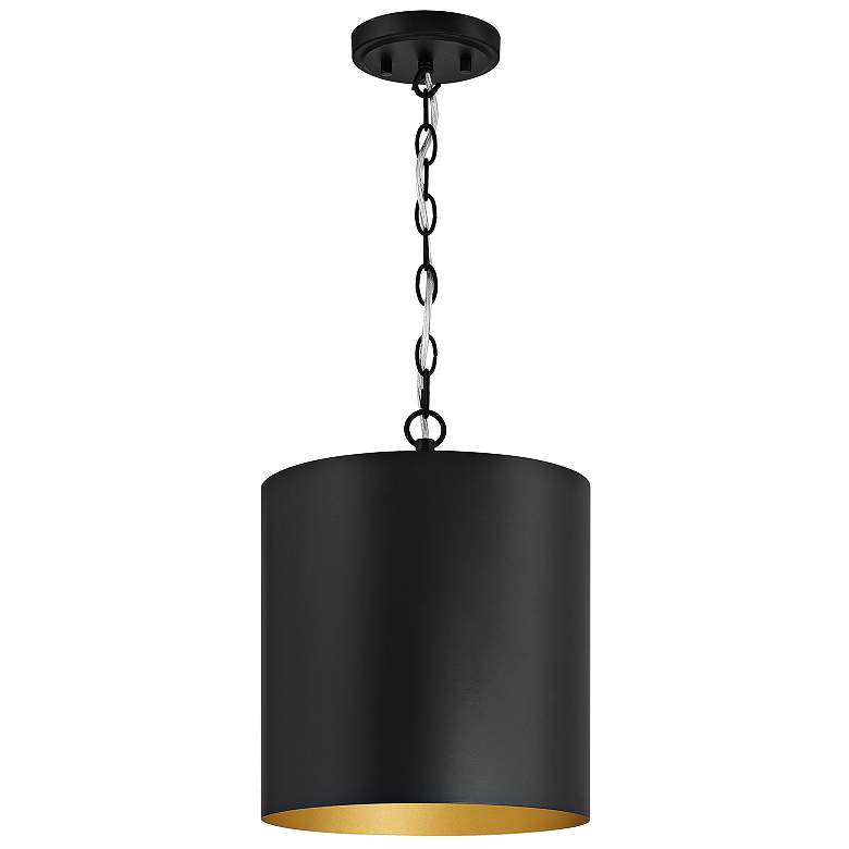 Image 3 Knox 11" Wide Matte Black Mini Pendant more views