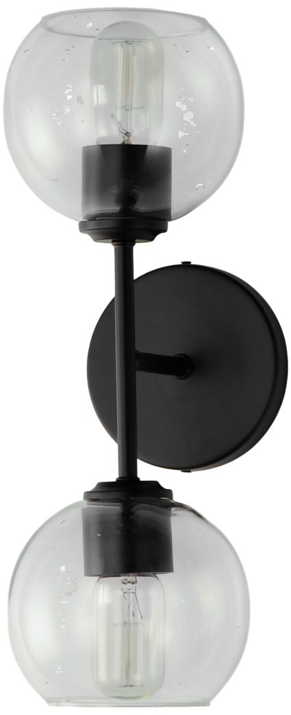 Image 2 Knox 2-Light Wall Sconce Black more views
