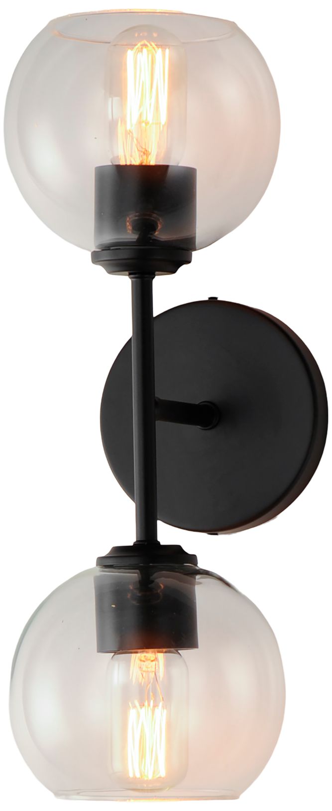 Image 5 Knox 2-Light Wall Sconce Black more views