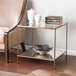 Knox 22 1/4&quot; Wide Metallic Gold End Table