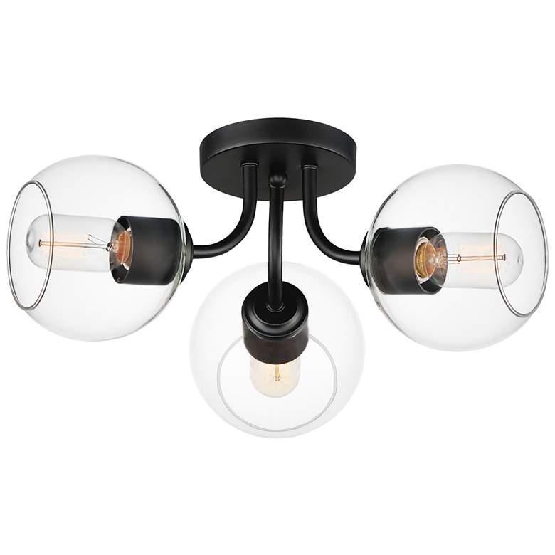 Image 1 Knox 3-Light Semi-Flush Mount