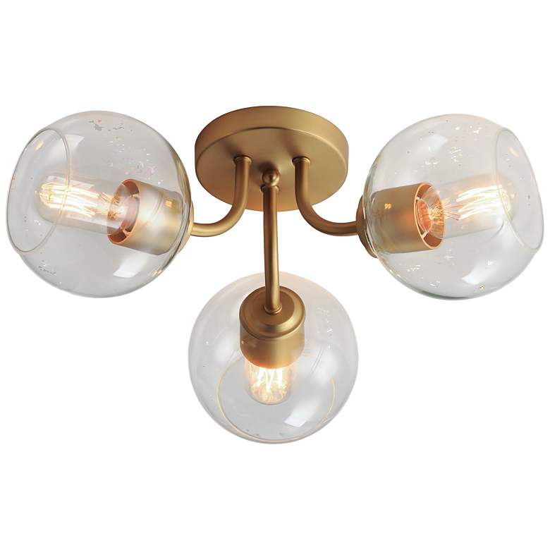 Image 5 Knox 3-Light Semi-Flush Mount more views