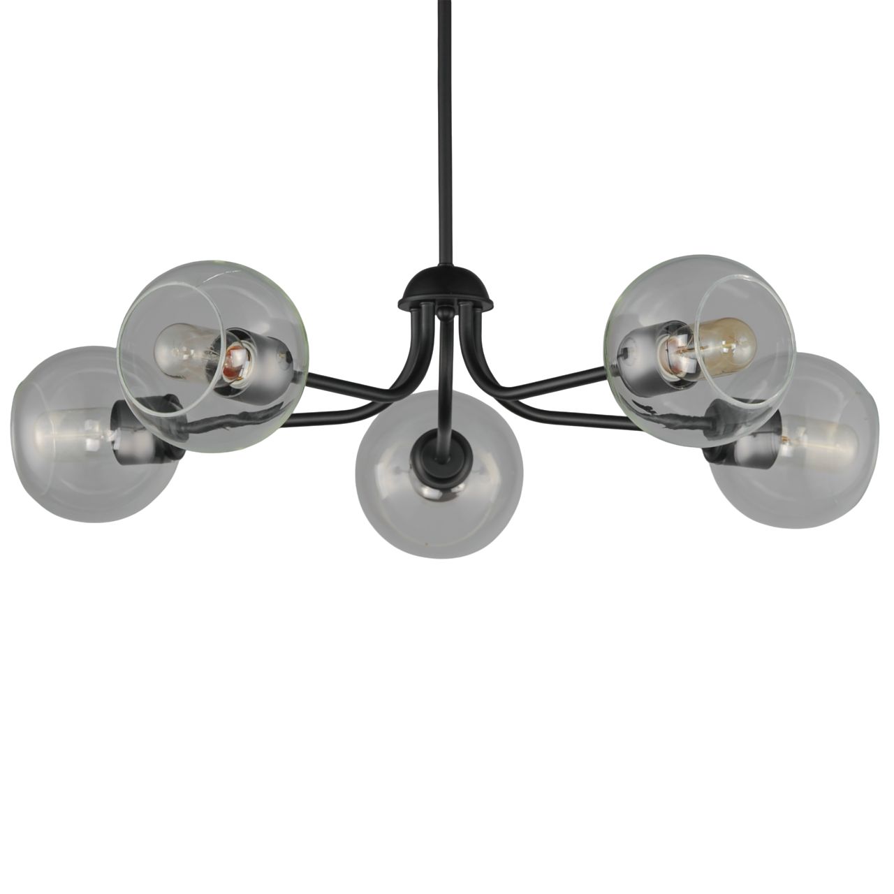 Image 4 Knox 5-Light Globe Chandelier Black more views
