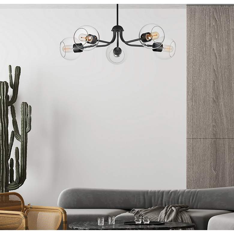 Image 6 Knox 5-Light Globe Chandelier more views
